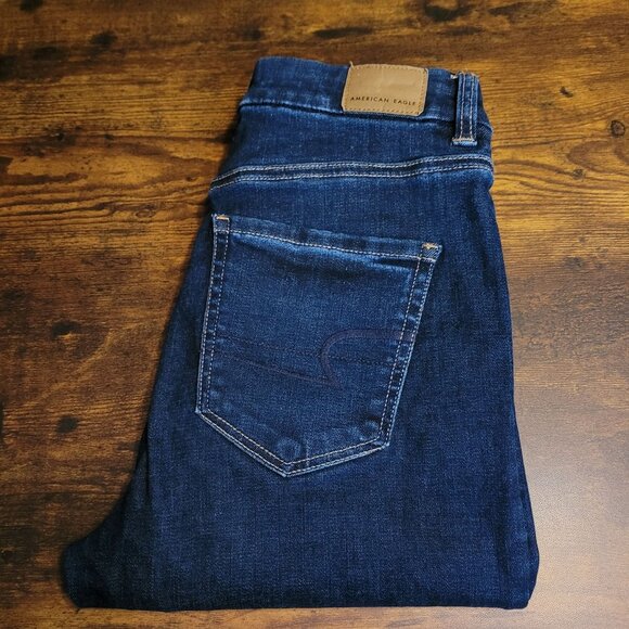 American Eagle Jeans 2 R Curvy Jegging Super Hi Rise Next Level Stretch - Picture 3 of 11